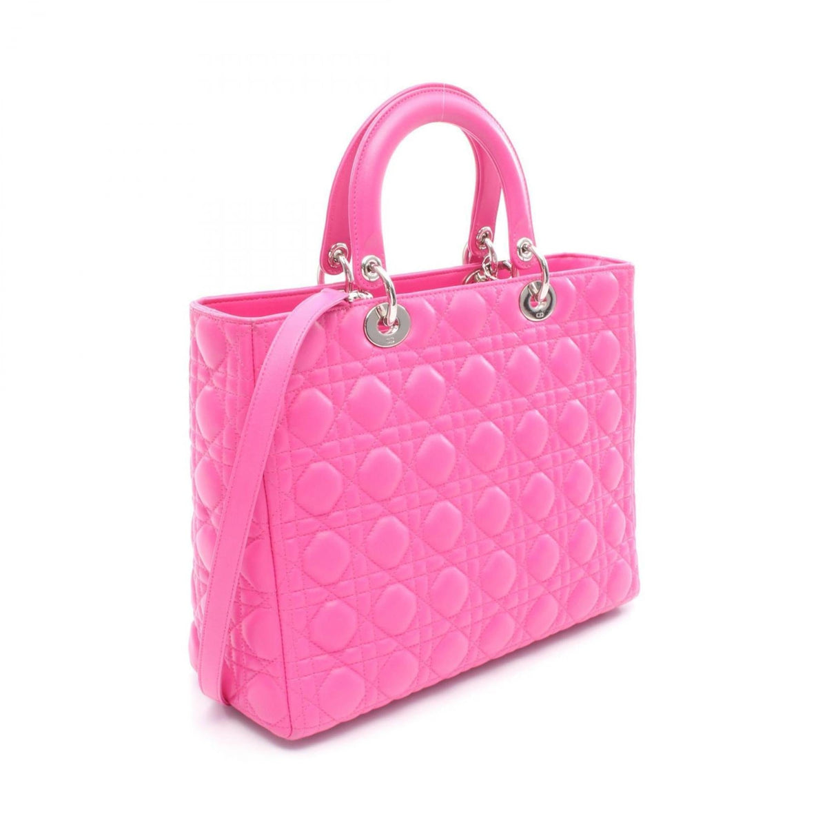 Christian Dior Pink Leather Handbag Style 6 Rovelle Bags