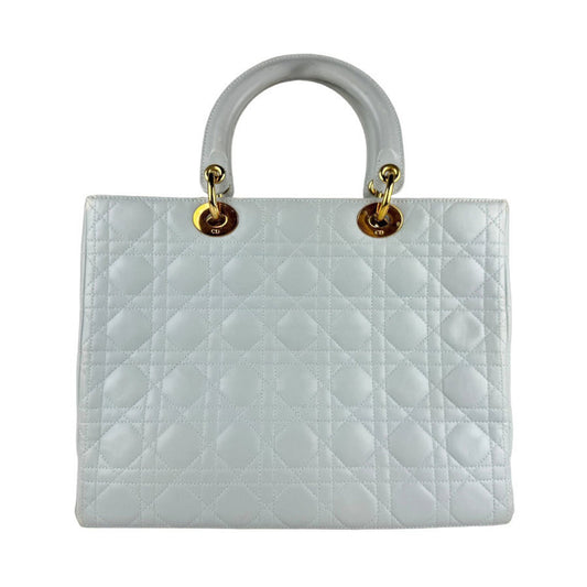 Christian Dior Light Blue Leather Handbag Shoulder Bag Rovelle Bags