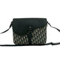 Christian Dior Black Canvas Leather Messenger Bag Shoulder Bag Leather Rovelle Bags