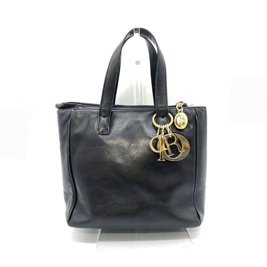 Christian Dior Black Leather Handbag Style 13 Rovelle Bags