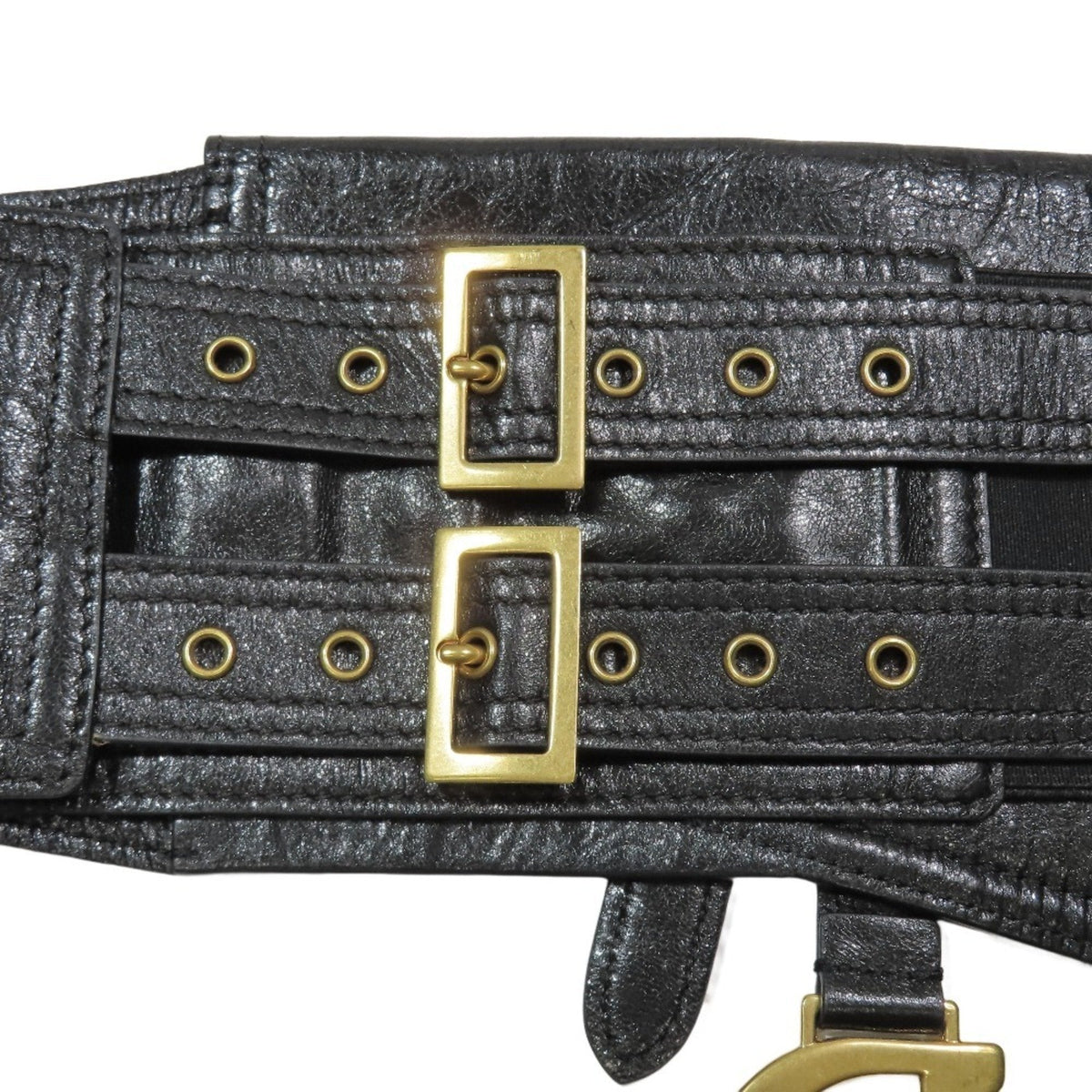 Christian Dior Black Leather Sling Bag Leather Rovelle Bags