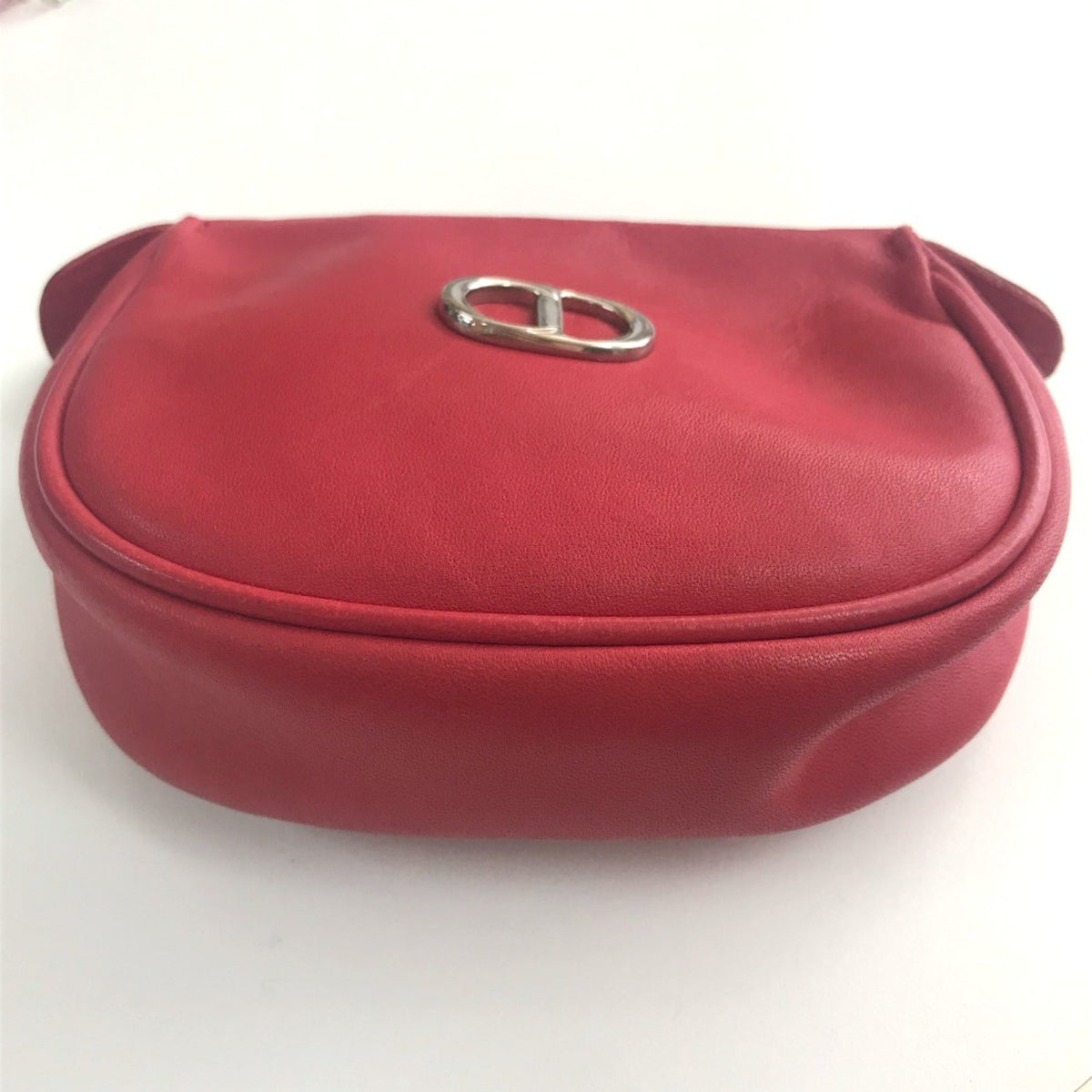 Christian Dior Red Leather Shoulder Bag Leather Rovelle Bags