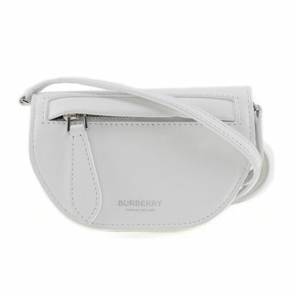 Burberry White Leather Shoulder Bag ( )