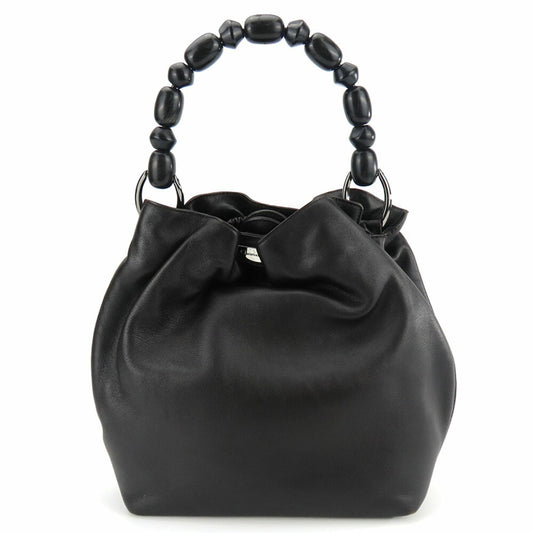 Christian Dior Dark Brown Leather Handbag Rovelle Bags