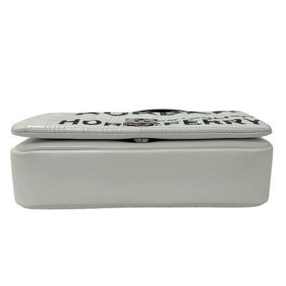 Burberry White Leather Pvc Shoulder Bag ( )