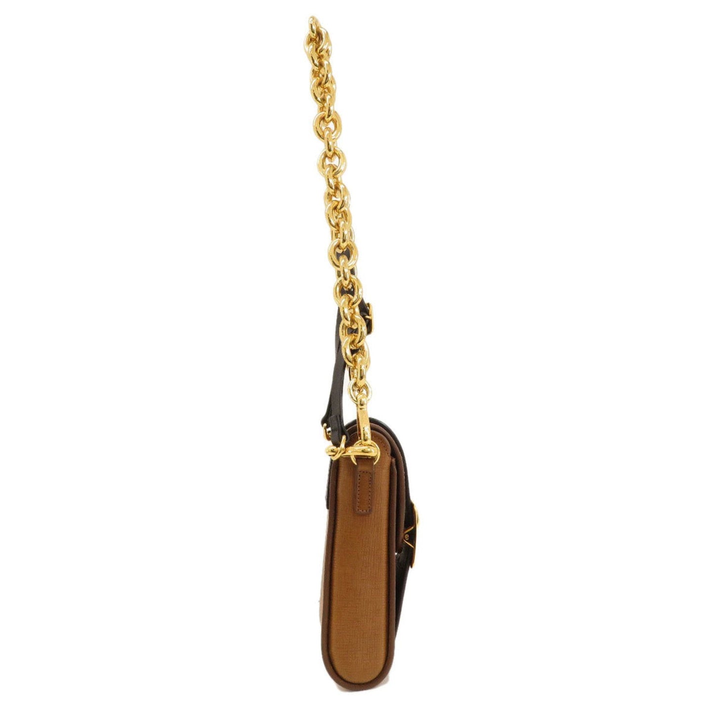Burberry Brown Leather Shoulder Bag ( )
