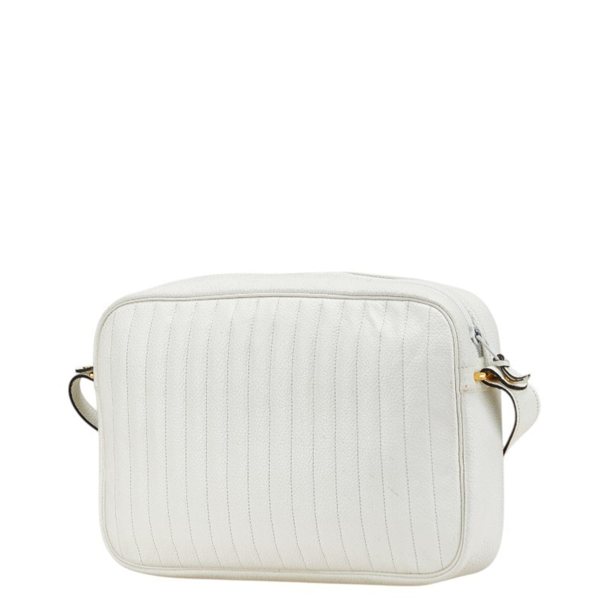 Christian Dior White Leather Shoulder Bag Rovelle Bags