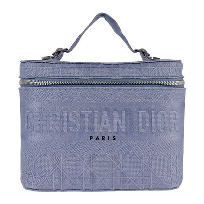 Christian Dior Blue Canvas Handbag Canvas Rovelle Bags