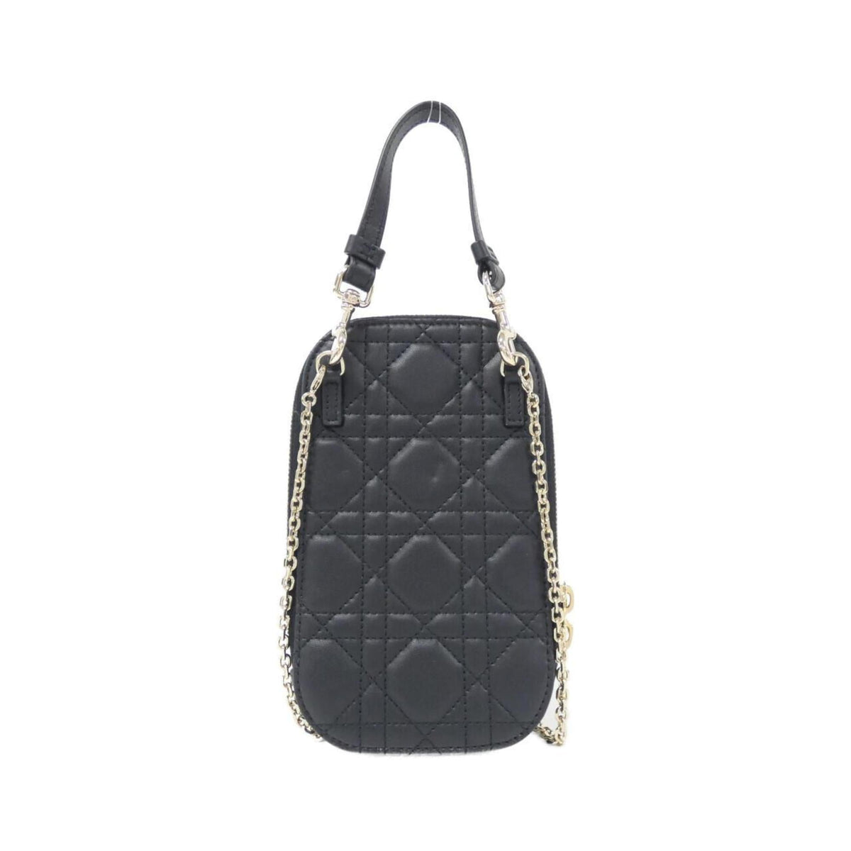 Christian Dior Black Leather Pouch Leather Rovelle Bags
