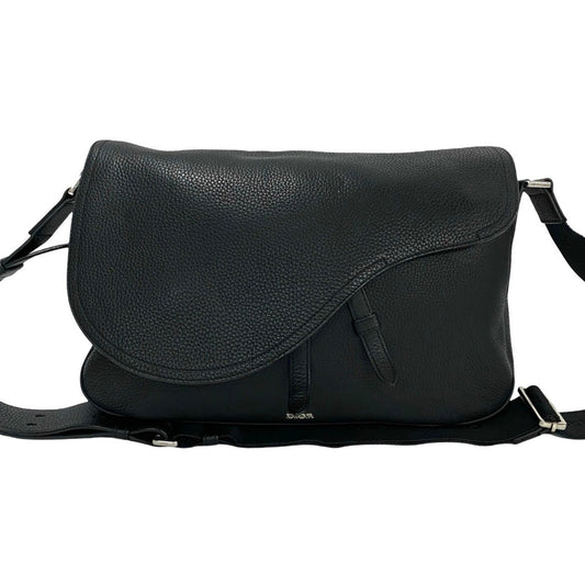 Christian Dior Black Leather Shoulder Bag Style 23 Rovelle Bags