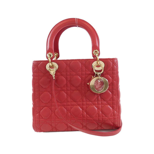 Christian Dior Red Color Leather Handbag Style 3 Rovelle Bags