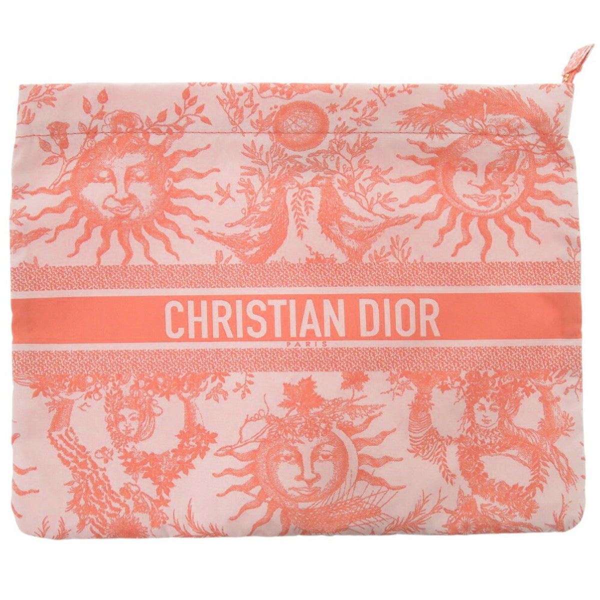 Christian Dior Pink Fabric Pouch Rovelle Bags