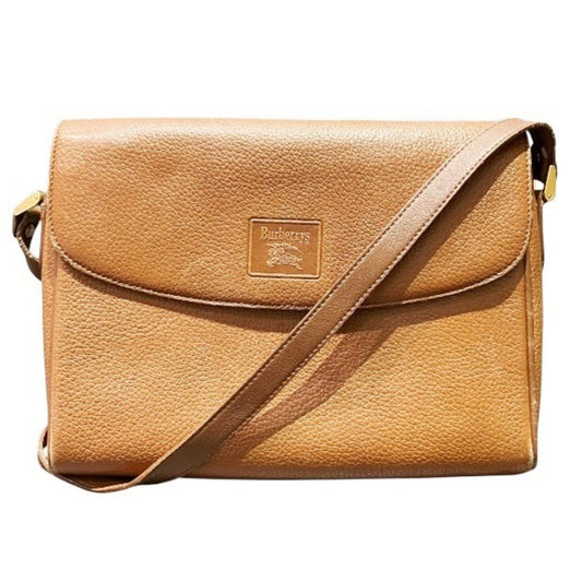 Burberry Brown Leather Shoulder Bag ( )