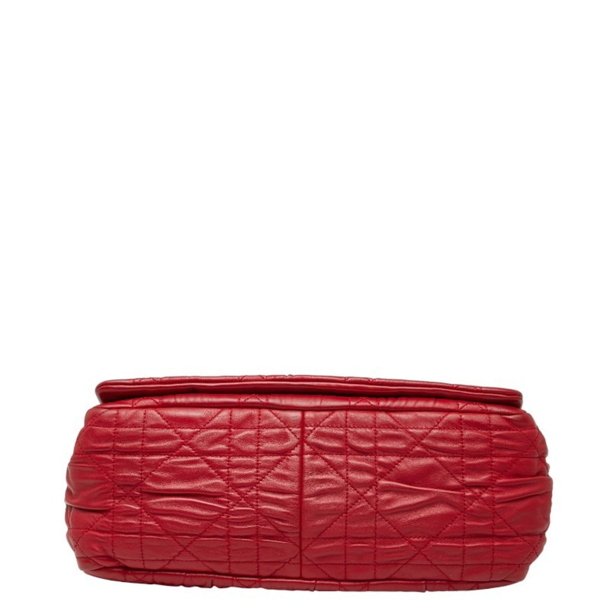 Christian Dior Red Color Leather Handbag Shoulder Bag Leather Rovelle Bags