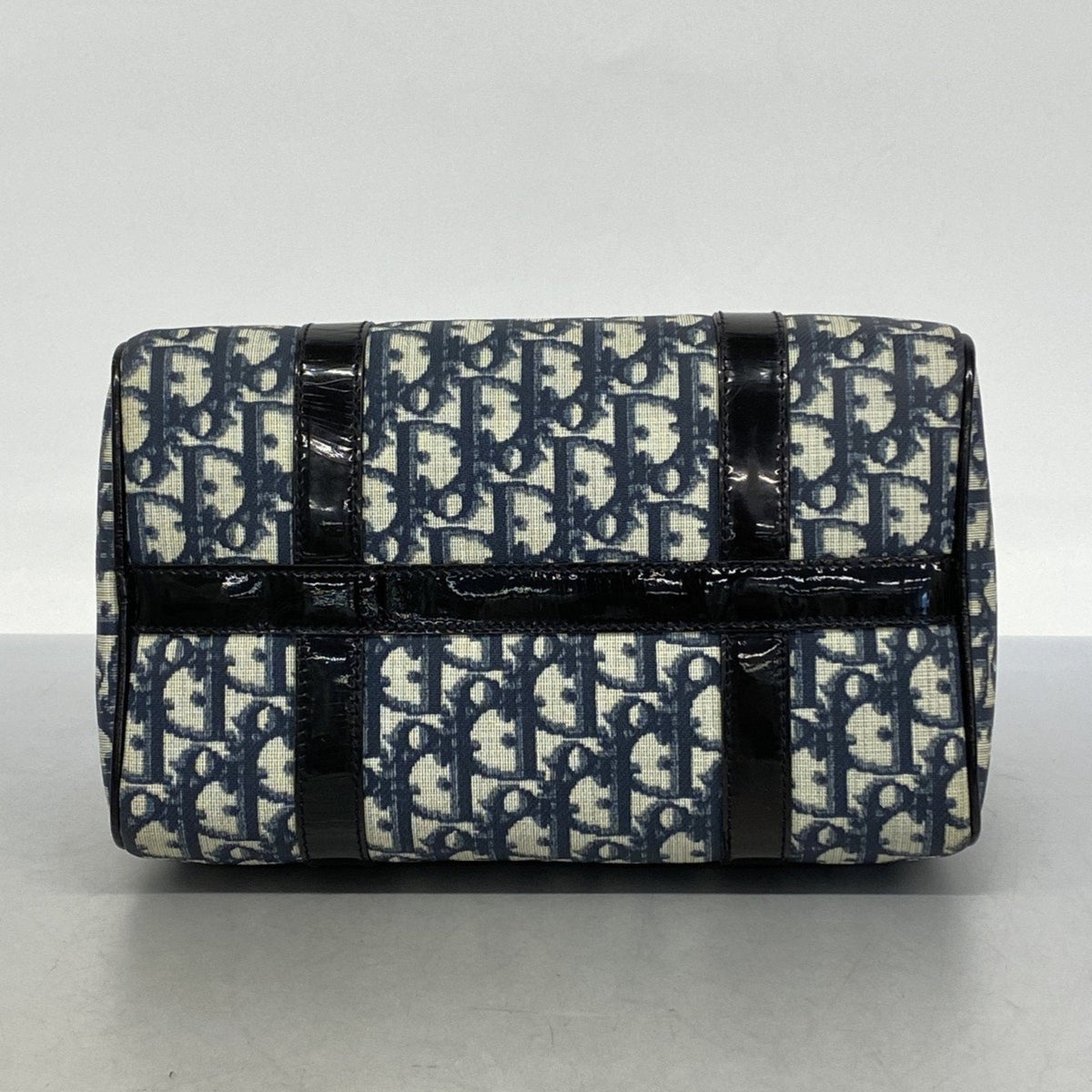 Christian Dior Navy Pvc Handbag Rovelle Bags