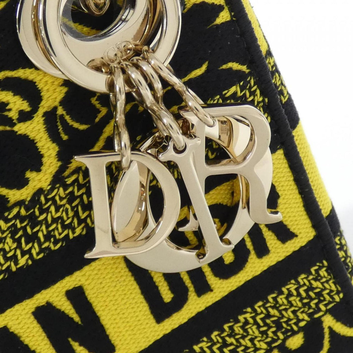 Christian Dior Yellow Canvas Handbag Rovelle Bags