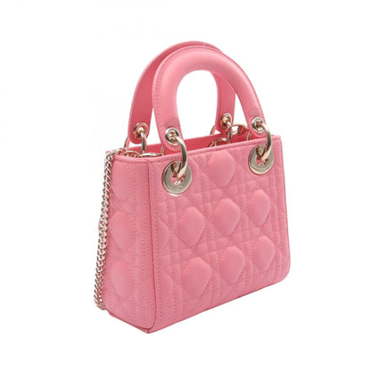 Christian Dior Pink Leather Handbag Style 2 Rovelle Bags