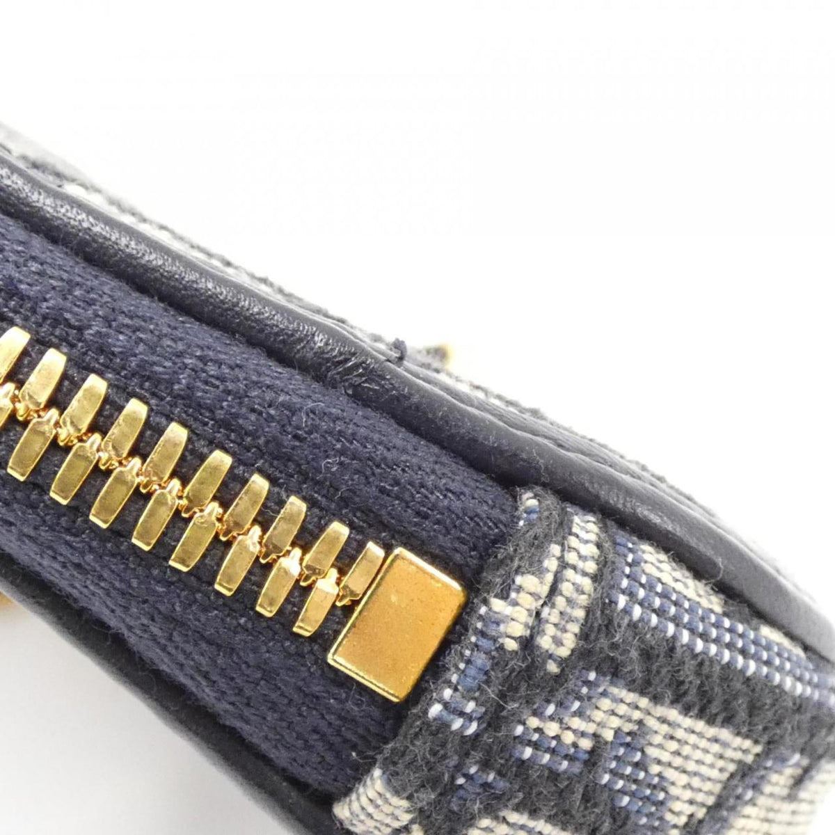 Christian Dior Blue Canvas Pouch Shoulder Bag Rovelle Bags