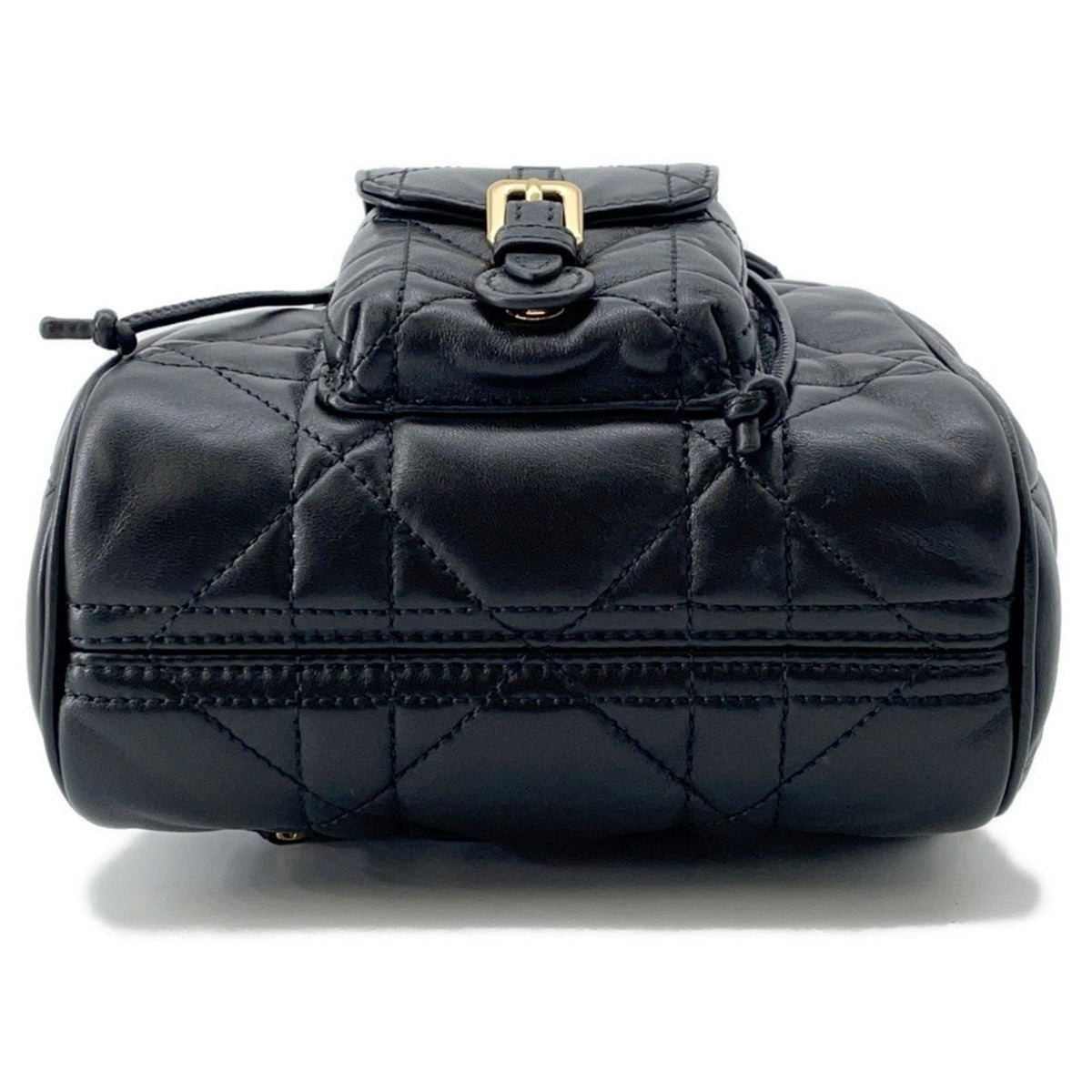 Christian Dior Black Leather Backpack Leather Rovelle Bags