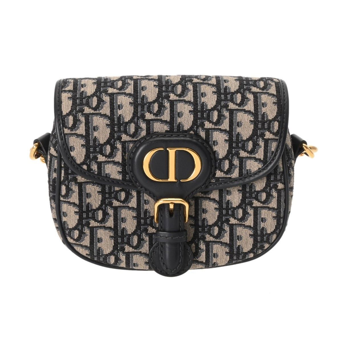 Christian Dior Navy Jacquard Shoulder Bag Jacquard Rovelle Bags