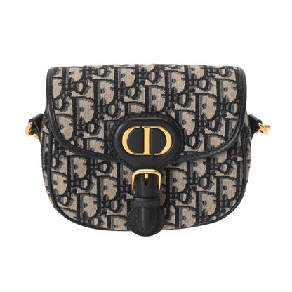 Christian Dior Navy Jacquard Shoulder Bag Jacquard Rovelle Bags