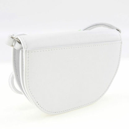 Burberry White Leather Shoulder Bag ( )