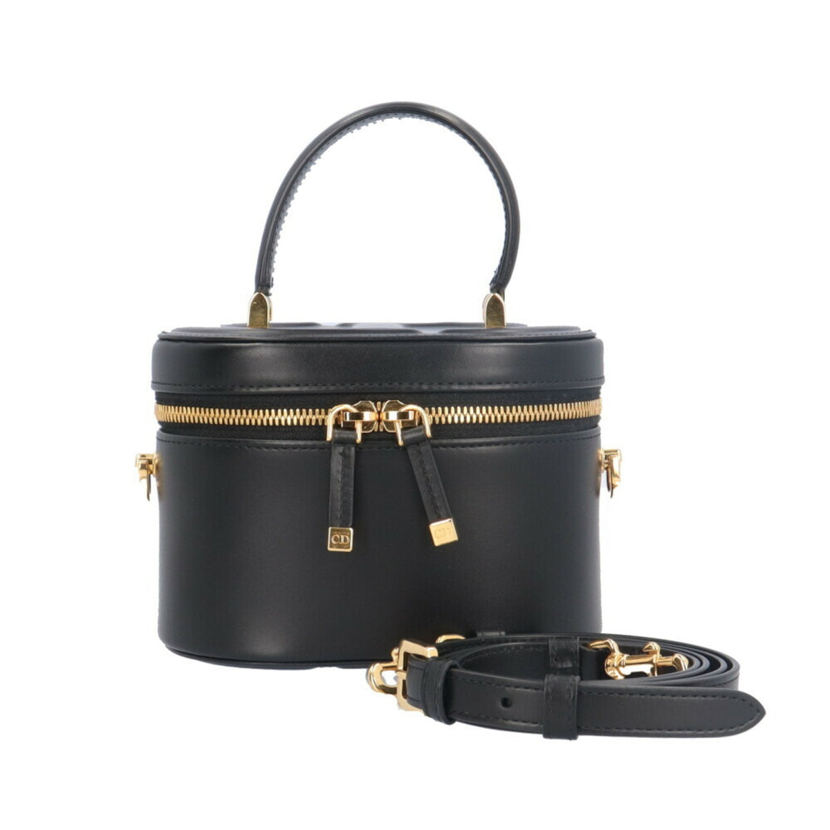 Christian Dior Black Leather Shoulder Bag Style 8 Rovelle Bags