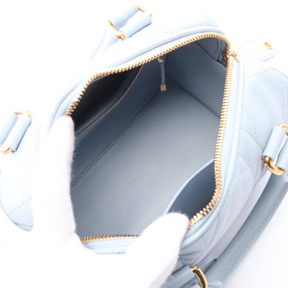 Christian Dior Blue Leather Handbag Rovelle Bags