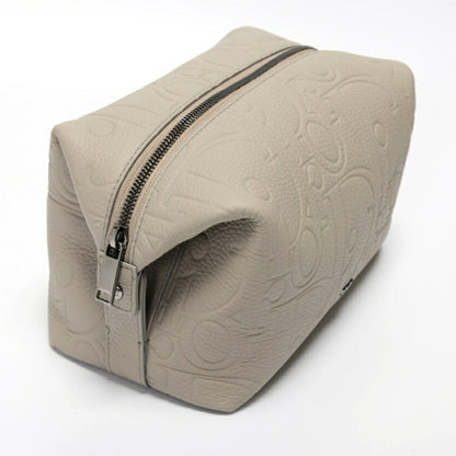 Christian Dior Gray Leather Pouch Rovelle Bags