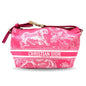Christian Dior Pink Nylon Leather Pouch Rovelle Bags
