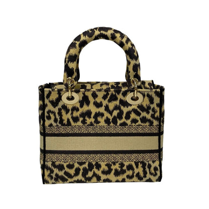 Christian Dior Beige Brown Canvas Handbag Shoulder Bag Rovelle Bags
