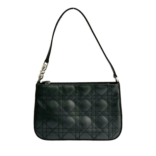 Christian Dior Black Leather Shoulder Bag Style 9 Rovelle Bags