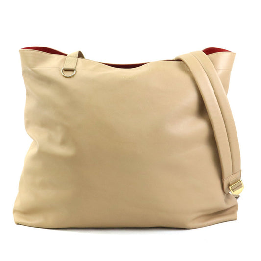 Burberry Beige Leather Shoulder Bag ( )
