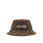 Celine Size 57 BucketHat Brown/Multicolour