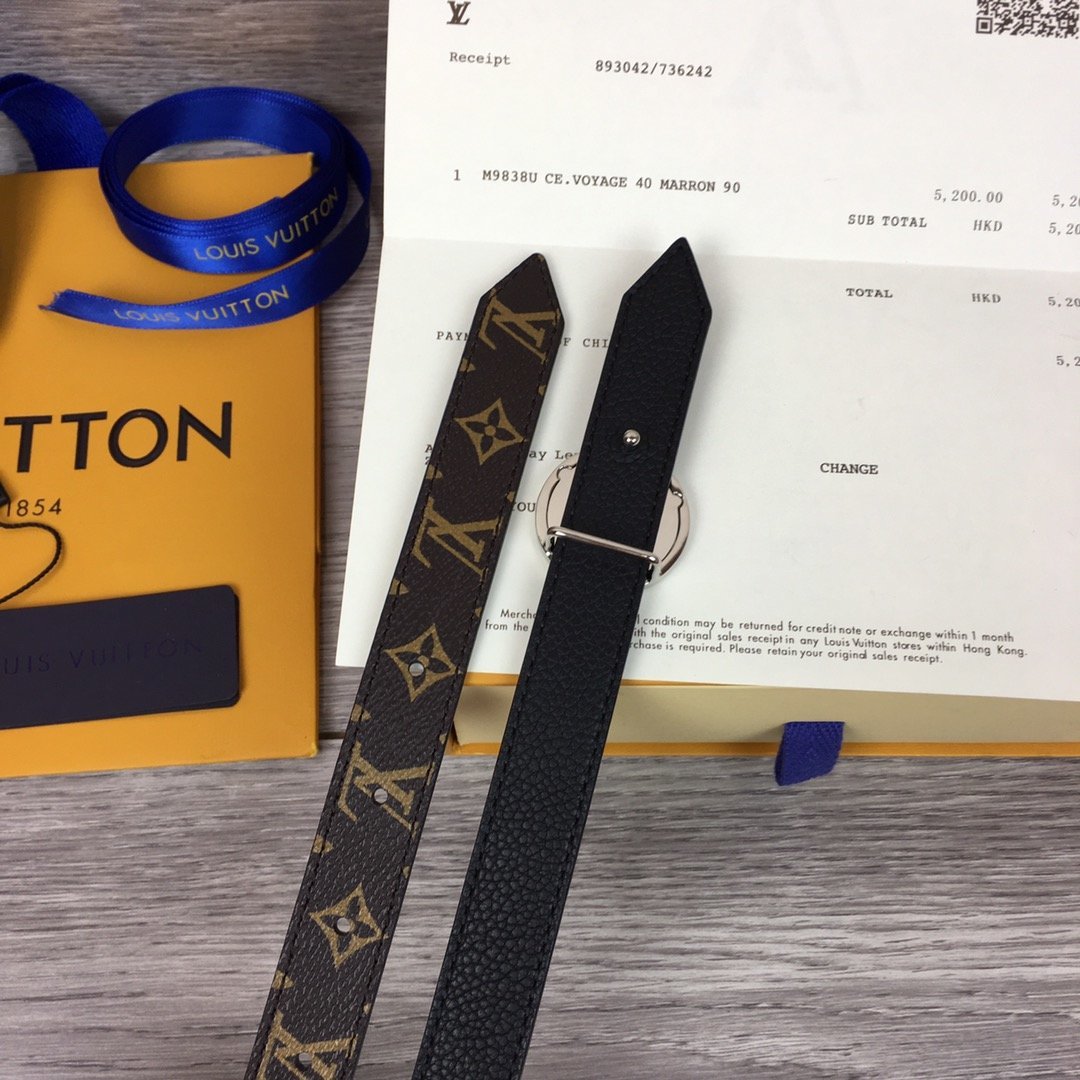 Leather Belt Louis Vuitton