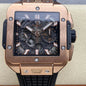 Hublot Square Bang Unico Rose Gold Ceramic 42mm Rose Gold Benzel Watch