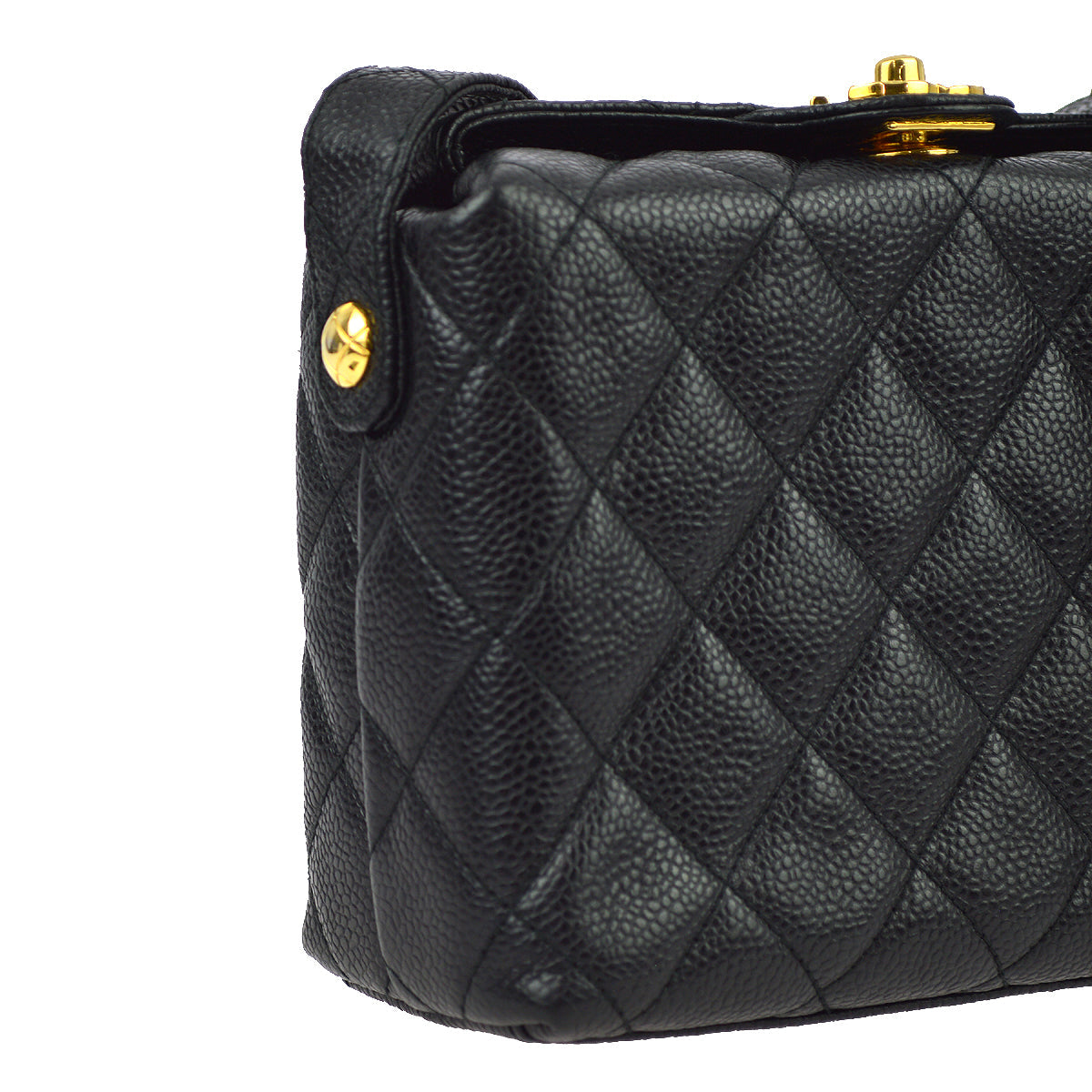Chanel Caviar Black Shoulder Bag Style 7 Rovelle Bags