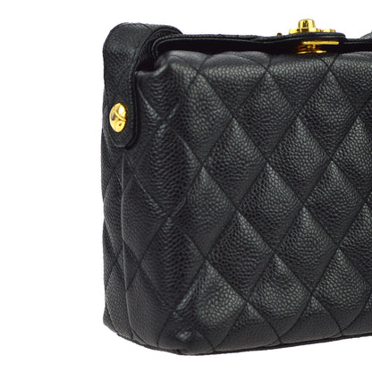 Chanel Caviar Black Shoulder Bag Style 7 Rovelle Bags