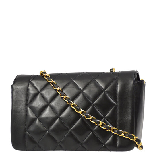 Chanel Small Lambskin Black Shoulder Bag Rovelle Bags