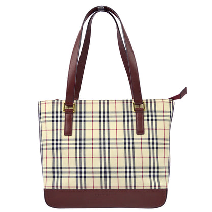 Burberry AMORE Leather Red Tote Bag