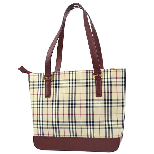 Burberry AMORE Leather Red Tote Bag
