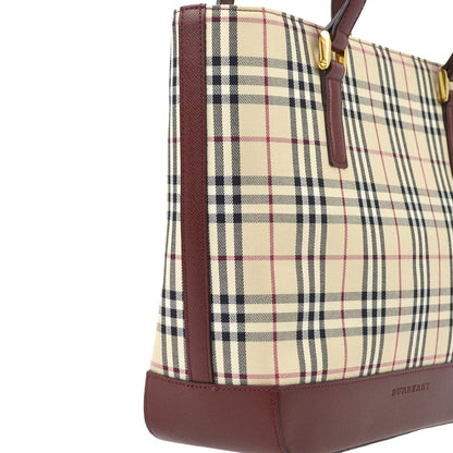 Burberry AMORE Leather Red Tote Bag