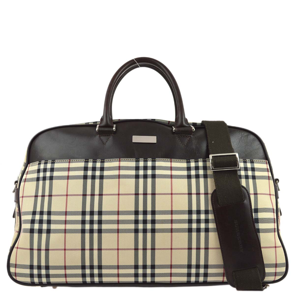 Burberry Duffle AMORE Leather Beige Shoulder Bag