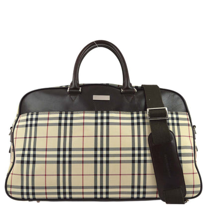 Burberry Duffle AMORE Leather Beige Shoulder Bag