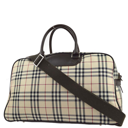 Burberry Duffle AMORE Leather Beige Shoulder Bag