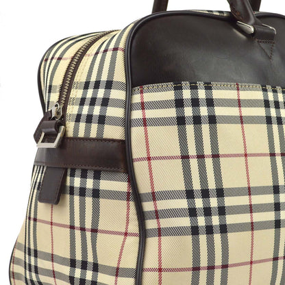 Burberry Duffle AMORE Leather Beige Shoulder Bag