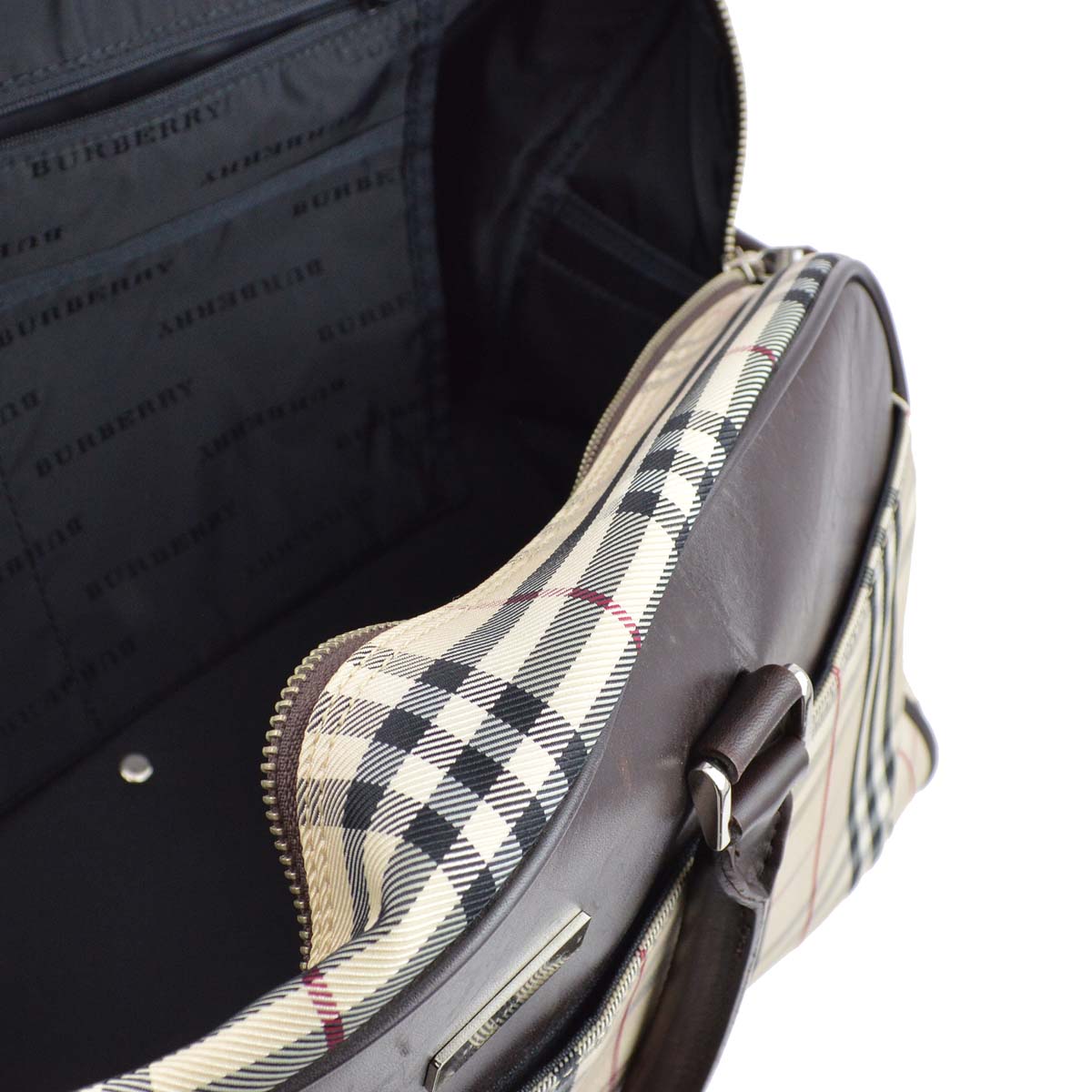 Burberry Duffle AMORE Leather Beige Shoulder Bag