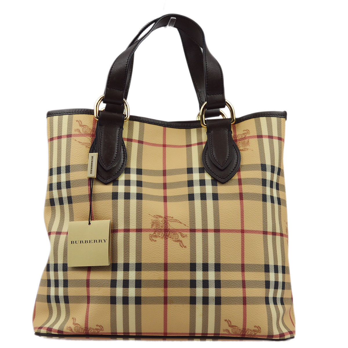 Burberry AMORE Leather Beige Tote Bag