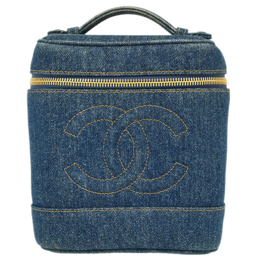 Chanel Vanity Blue Luxury Handbag Style 2 Rovelle Bags
