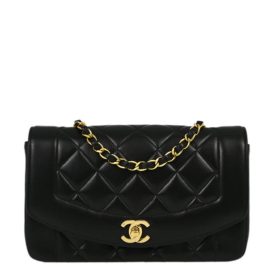 Chanel Small Lambskin Black Shoulder Bag Style 2 Rovelle Bags